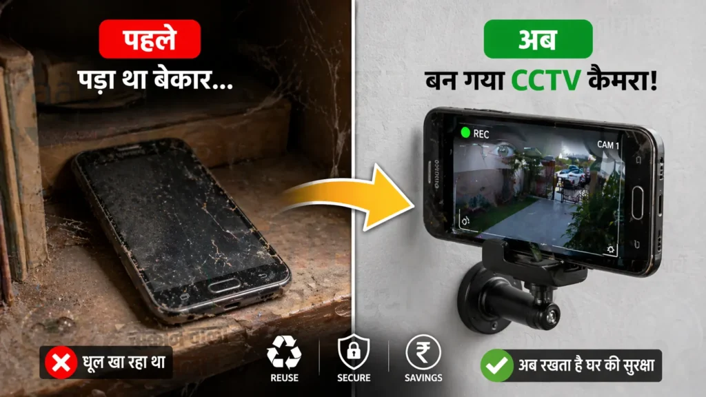  पुराने फोन को CCTV कैमरा कैसे बनाएं 