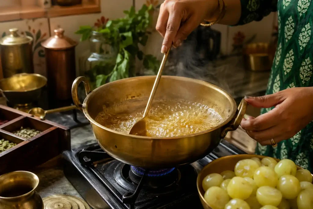 Amla Squash Recipe Making Process