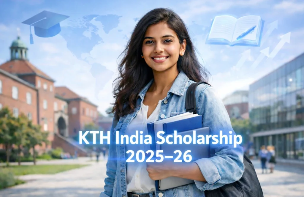 KTH India Scholarship 2025–26: भारतीय छात्रों के लिए सुनहरा मौका, स्वीडन में मास्टर्स की पढ़ाई पूरी तरह फ्री KTH India Scholarship 2025–26: भारतीय छात्रों के लिए सुनहरा मौका, स्वीडन में मास्टर्स की पढ़ाई पूरी तरह फ्री
