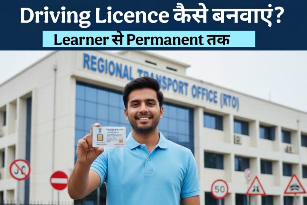 Driving Licence कैसे बनवाएं? Learner से Permanent Licence तक Easy & Ultimate Guide (2025) Driving Licence