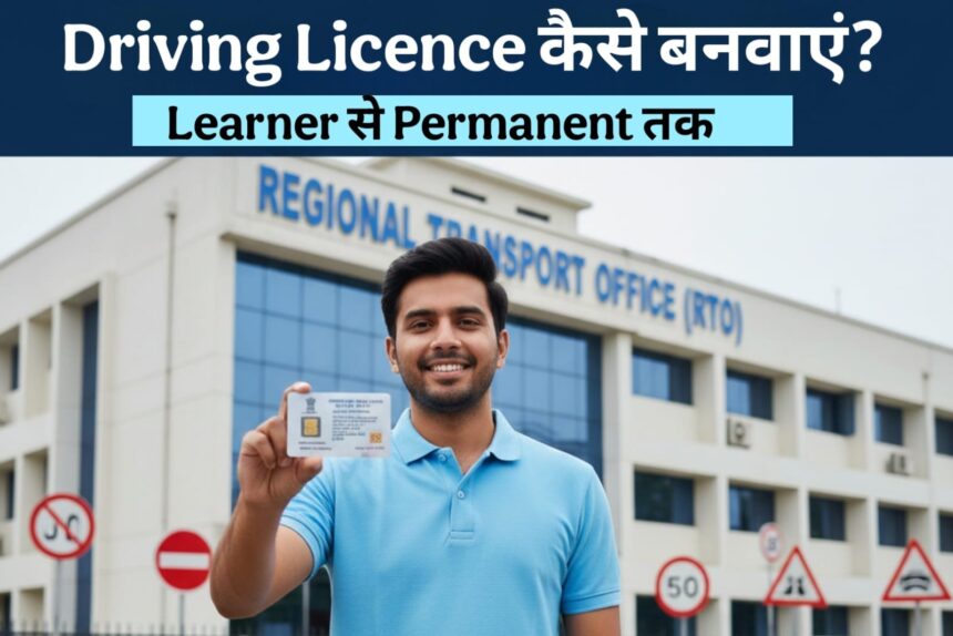 Driving Licence कैसे बनवाएं? Learner से Permanent Licence तक Easy & Ultimate Guide (2025) Driving Licence