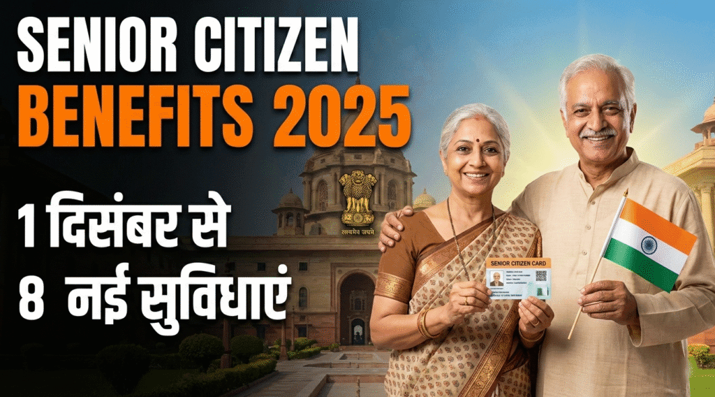 Senior Citizen के लिए खुशखबरी: 1 दिसंबर से मिलेंगी 8 नई सुविधाएं | Senior Citizen Benefits 2025 Senior Citizen