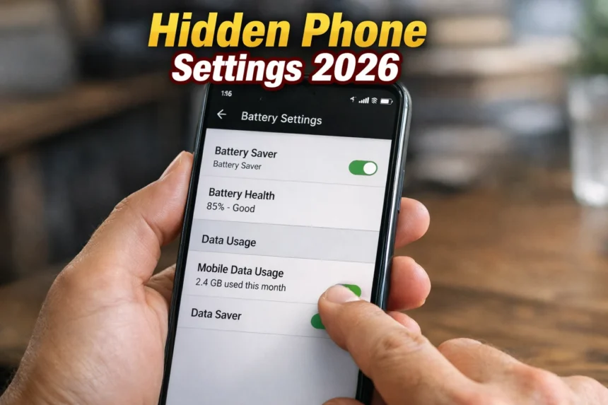 Smartphone Hidden Setting