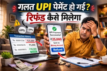 गलत UPI पेमेंट