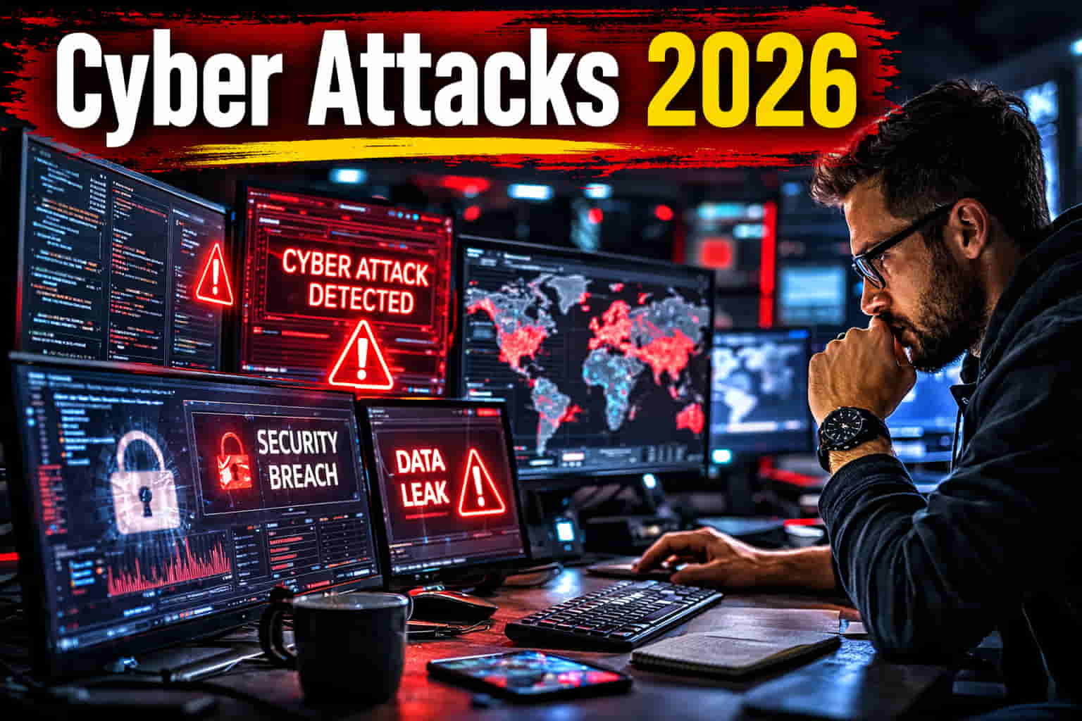 10 Most Dangerous Cyber Attacks in 2026: Shocking Threats in the ...