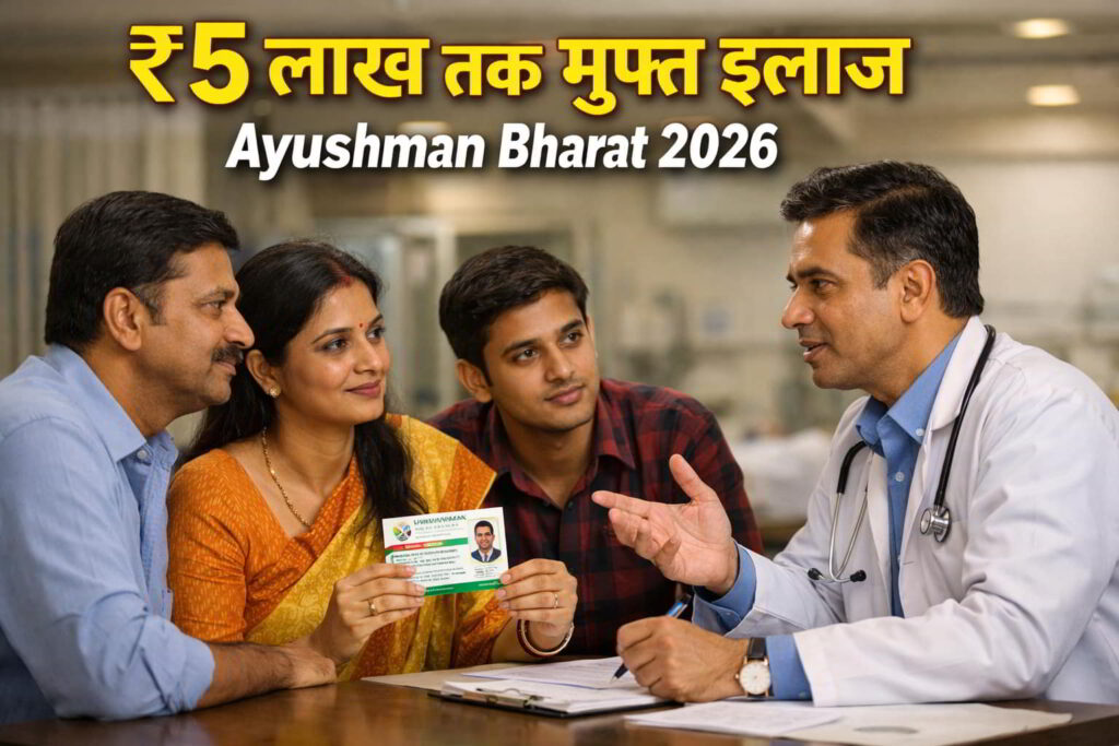 Ayushman Bharat Yojana 2026: गरीबों के लिए ₹5 लाख इलाज का Big Benefit। Ayushman Bharat Yojana