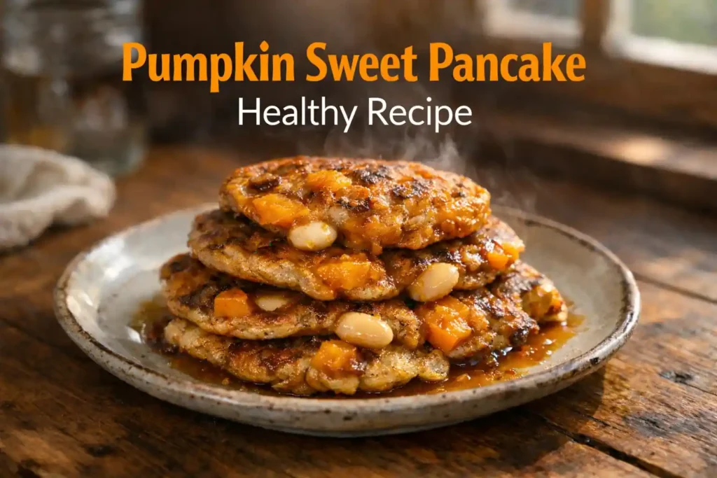 Pumpkin and Big Beans Sweet Pancake