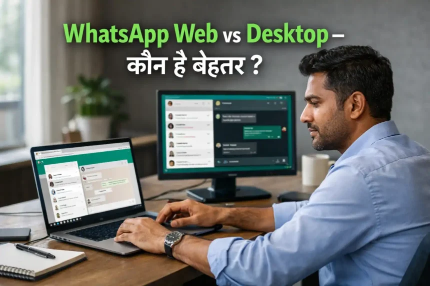 WhatsApp Web vs WhatsApp Desktop