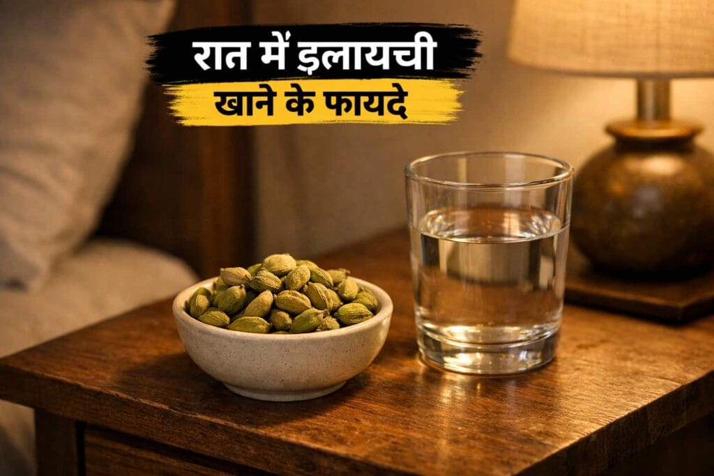 रात में इलायची खाने के 8 चौंकाने वाले फायदे: सेहत और नींद दोनों में सुधार इलायची खाने