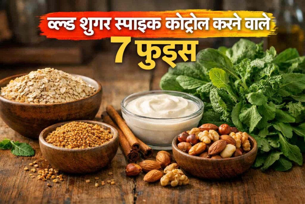 ब्लड शुगर स्पाइक को कंट्रोल करने वाले 7 Powerful फूड्स ब्लड शुगर स्पाइक