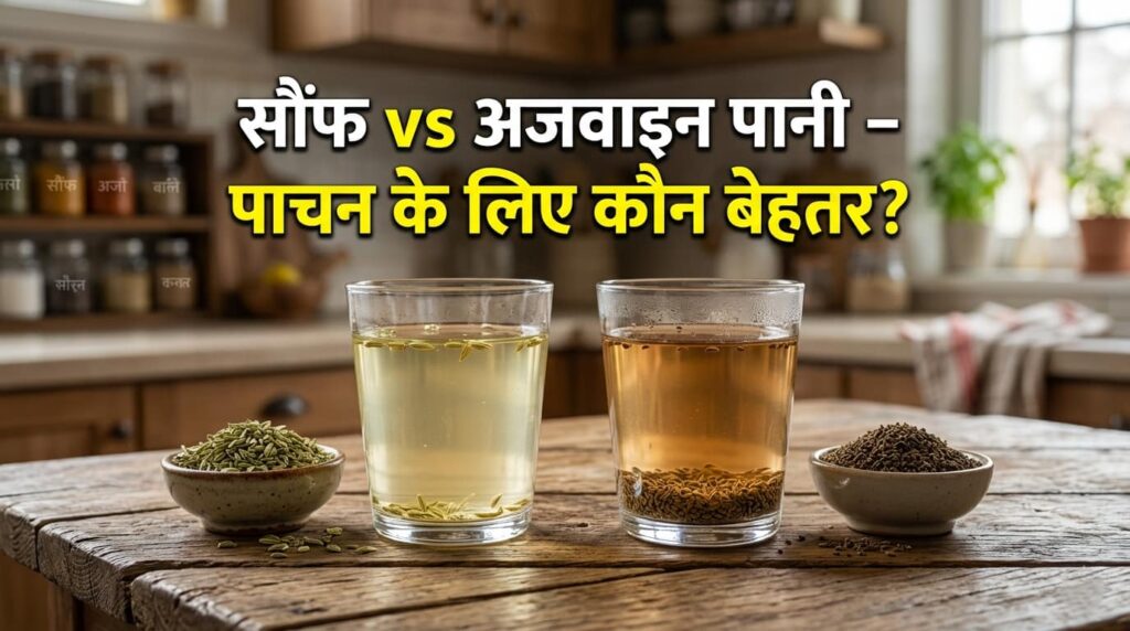 सौंफ पानी vs अजवाइन पानी: पाचन के लिए कौन है बेस्ट ? सौंफ पानी vs अजवाइन पानी