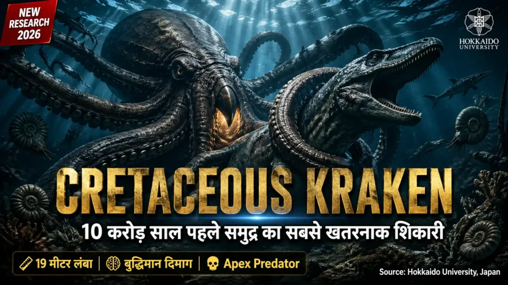 Giant Octopus Fossil-Hokkaido University