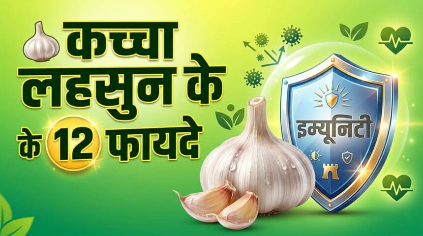 कच्चा लहसुन खाने के फायदे – रोज़ एक कली खाएं, 100 बीमारियाँ भगाएं ! कच्चा लहसुन खाने के फायदे