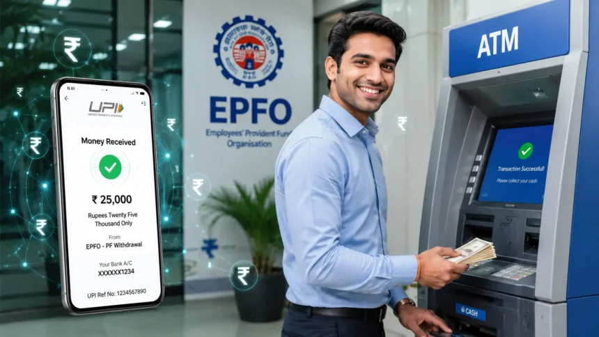 EPFO 3.0 - 7 करोड़ कर्मचारियों को बड़ी राहत: इस महीने से ATM और UPI से निकलेगा PF का पैसा ATM और UPI से निकलेगा PF का पैसा एपफो 3.0