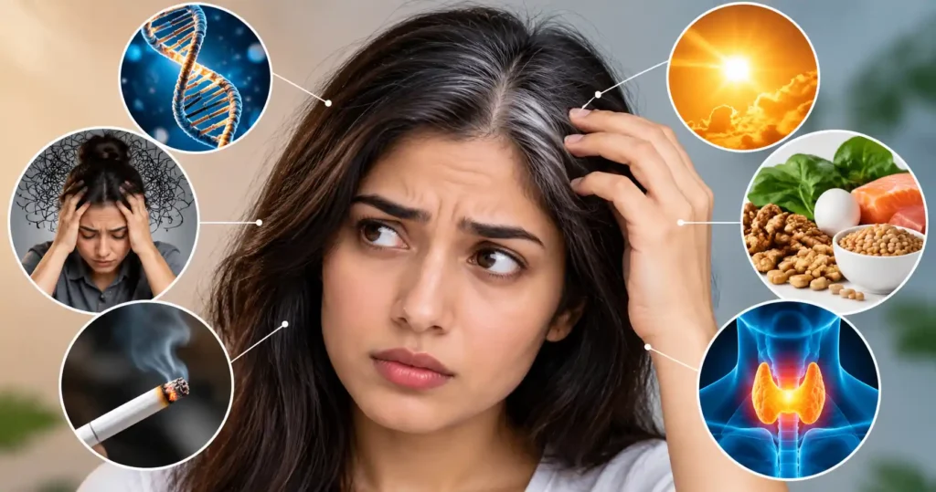 Why Some People Get Grey Hair Early ?